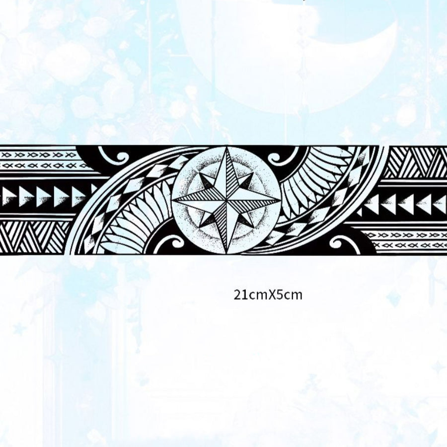 Herbal-Ink Arm Band Tattoo Sticker