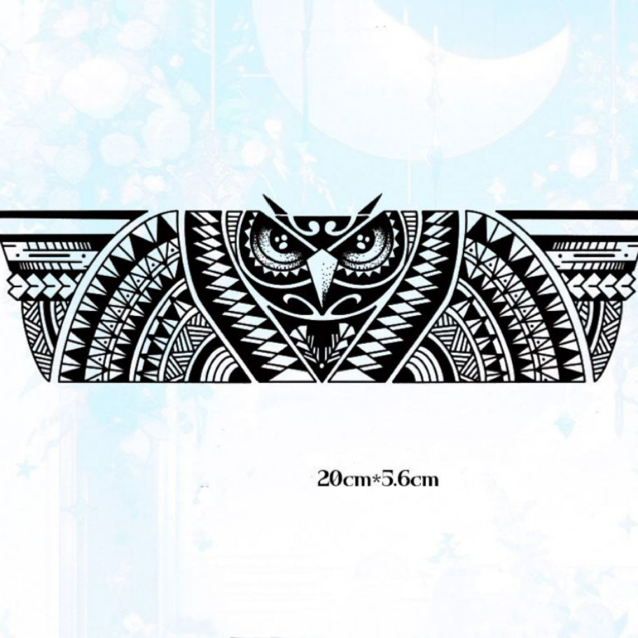 Herbal-Ink Arm Band Tattoo Sticker