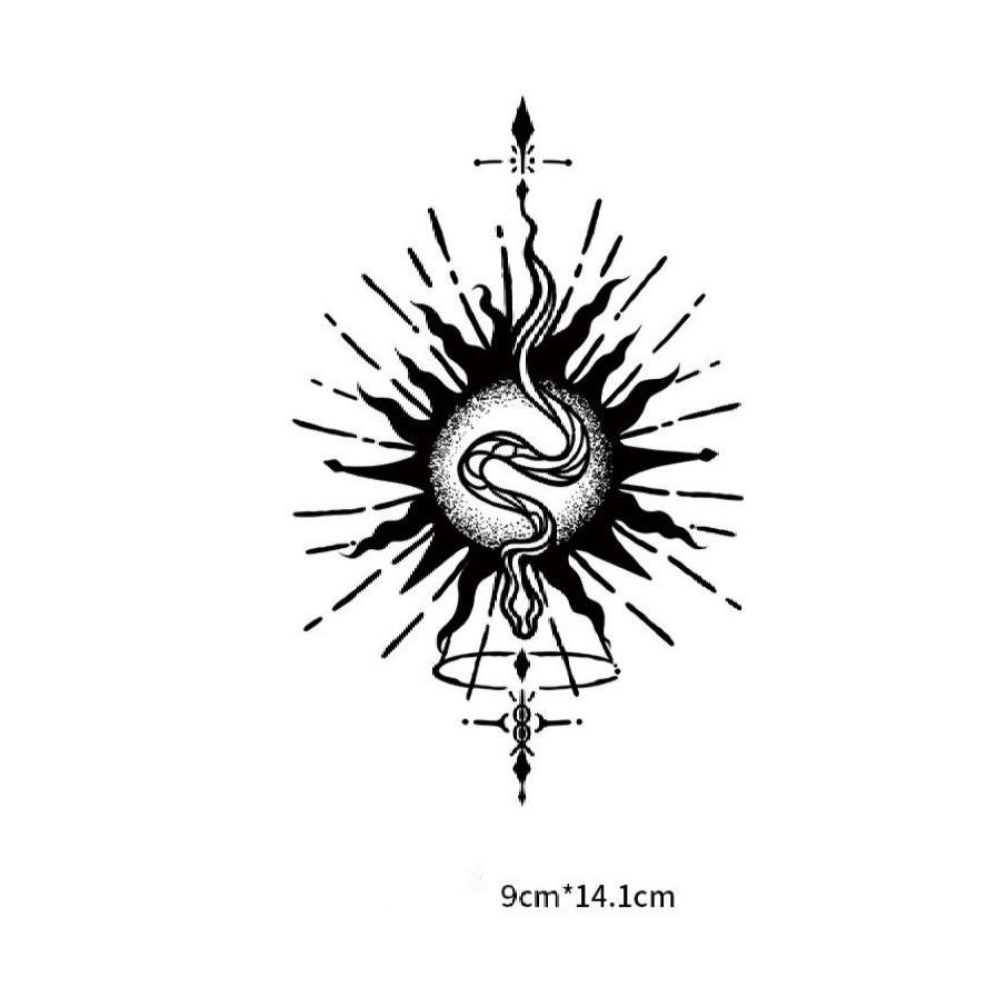 Waterproof Herbal Dye Hand Tattoo Stickers