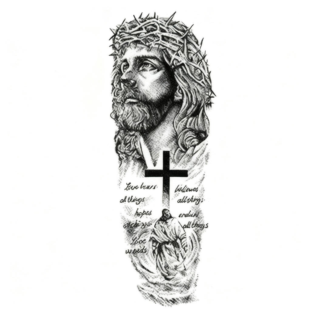 Herbal Hand Tattoo Sticker