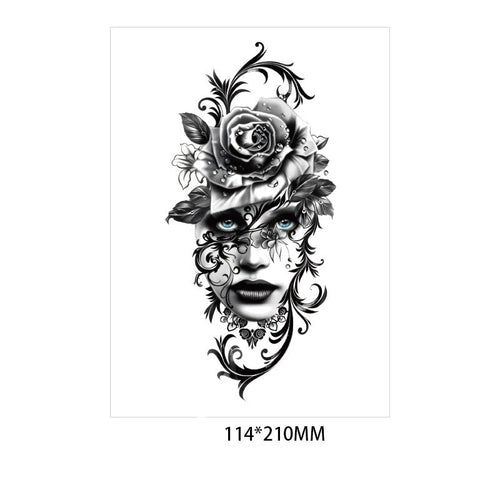 Colorful Waterproof Herbal Temporary Tattoos