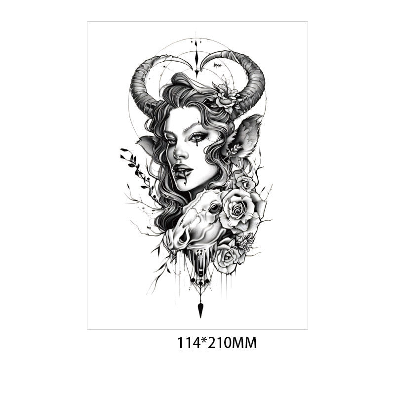 Colorful Waterproof Herbal Temporary Tattoos