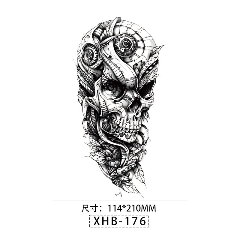 Waterproof Sweatproof Temporary Half Arm Tattoos