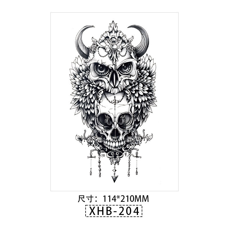 Waterproof Sweatproof Temporary Half Arm Tattoos