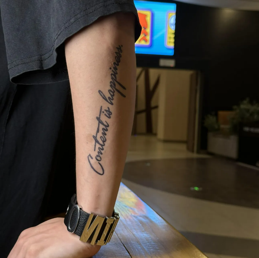 Herbal Waterproof Temporary Arm Tattoo