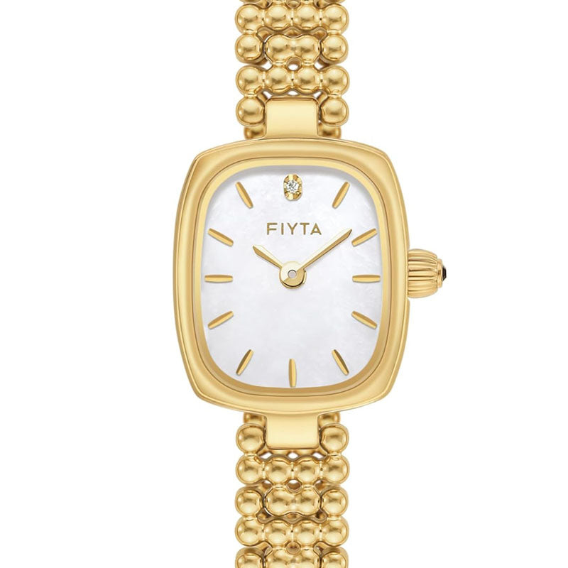 FIYTA Vintage Gold Quartz Ladies' Watch,L865020.