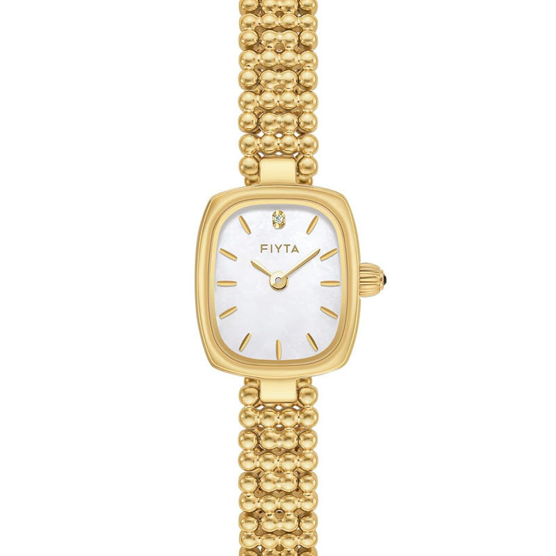FIYTA Vintage Gold Quartz Ladies' Watch,L865020.