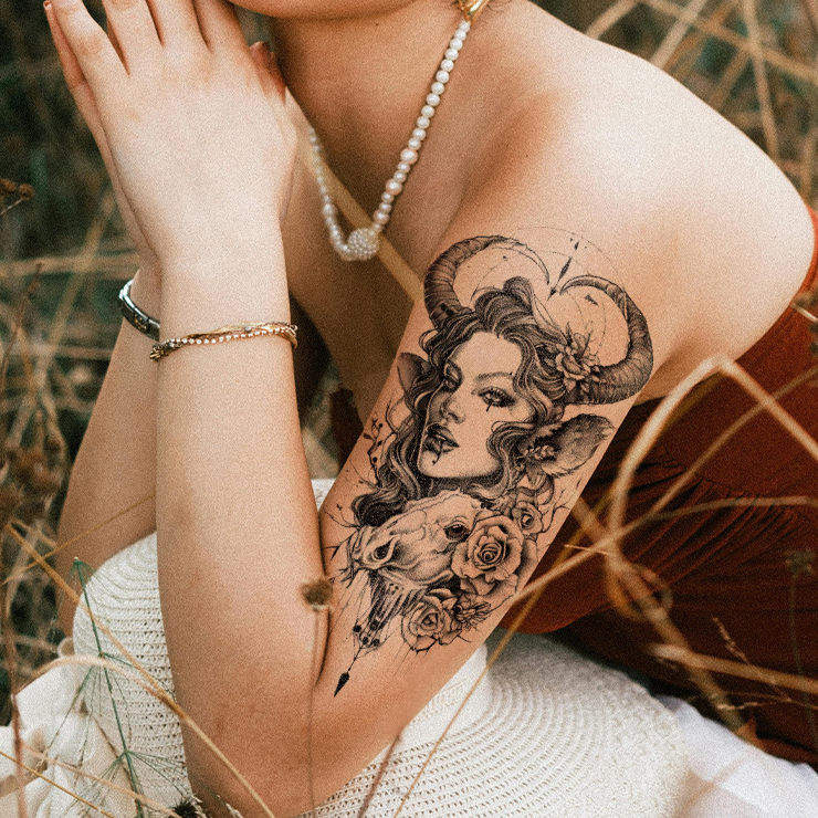 Colorful Waterproof Herbal Temporary Tattoos